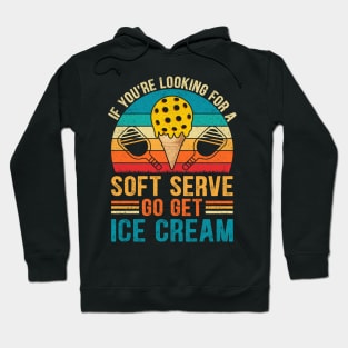 Soft Serve Go Get Ice Cream Pickleball Hoodie